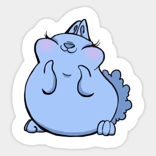 Blue Rabbit Sticker